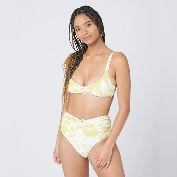 L^SPACE NWT LANA BOTTOMS in HAVANA BLOOMS - Picture 5 of 8